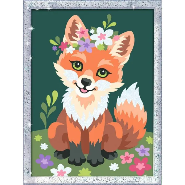 Painting by Numbers - Flowery Fox