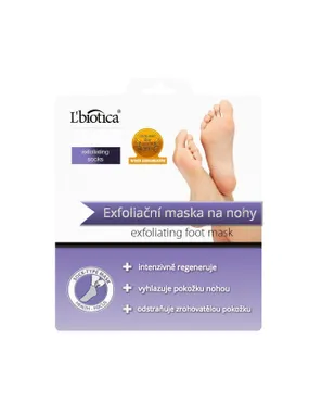 Lbiotica exfoliating foot mask