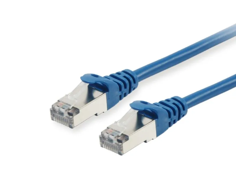 Aprīkot Cat.6 S/FTP Patch Cable, 0,15m, zils