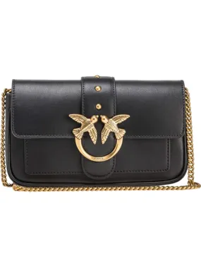 Women's leather crossbody handbag