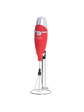 CR 4501 red Milk frother with mixer and stand