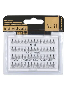 Individuals tufts of eyelashes without knots, mix 56 pcs.