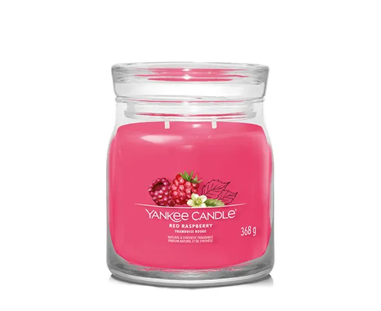 Aromatic candle Signature glass medium Red Raspberry 368 g