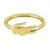 Original gold-plated ring Crocodile 2040054