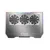Tellur Cooler laptop Shade 17, 3 fans, RGB LED, USB, USB-C, Aluminum grey