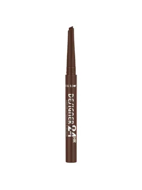 Designer 24h automatic eyeliner pencil 002 Fab Brown