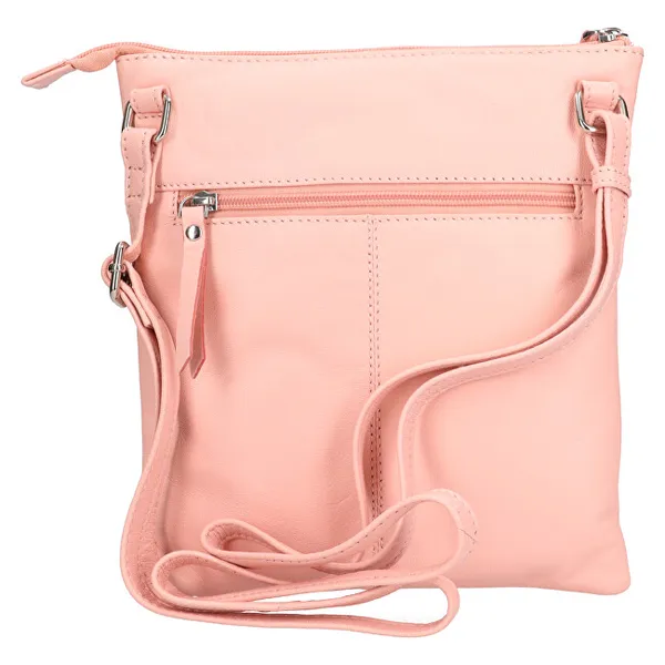 Women's leather crossbody bag BLC-4594-20 L.PINK