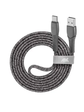 CABLE USB-C TO USB2.0 1.2M/GREY PS6102 GR12 RIVACASE