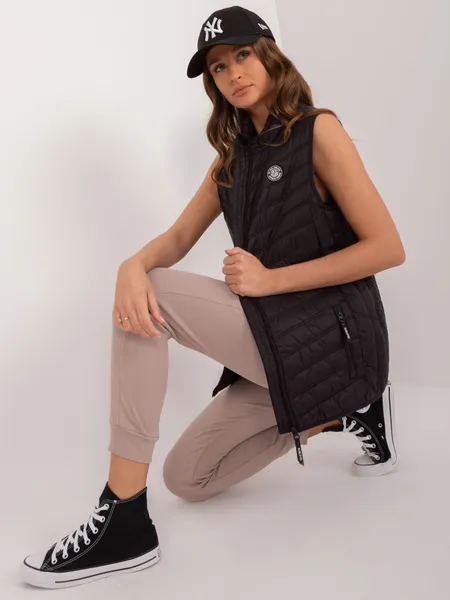 Women's black vest