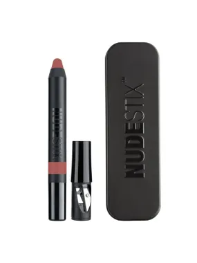 Long-lasting matte lipstick and lip pencil (Magnetic Matte Lip Color), Saint