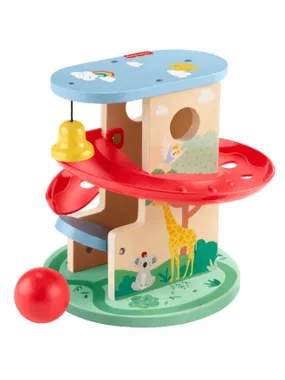 Wood Drewniany domek z kuleczką