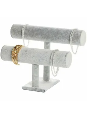 AG545D Jewelry display with gray roller