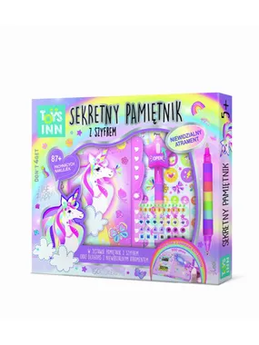 Diary Secret Message Unicorn