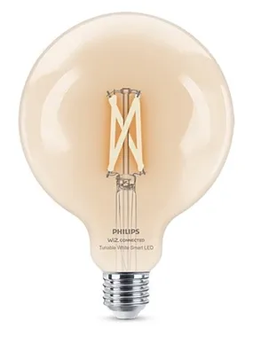 Philips Smart Filament Transparent E27 G125 7 W (60 W), WW-CW