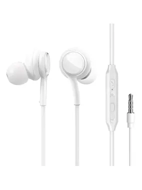 Wired Earphones JR-EW02, Half in Ear (White)