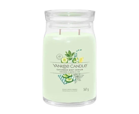 Aromatic candle Signature large glass Cucumber Mint Cooler 567 g