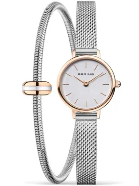 Bering 11022-064-Lovely-2-GWP170 Ladies Watch Classic Gift set with bracelet 22mm 3ATM