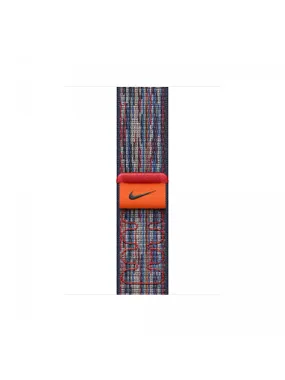 40 mm Blue/Red Nike Sport Loop