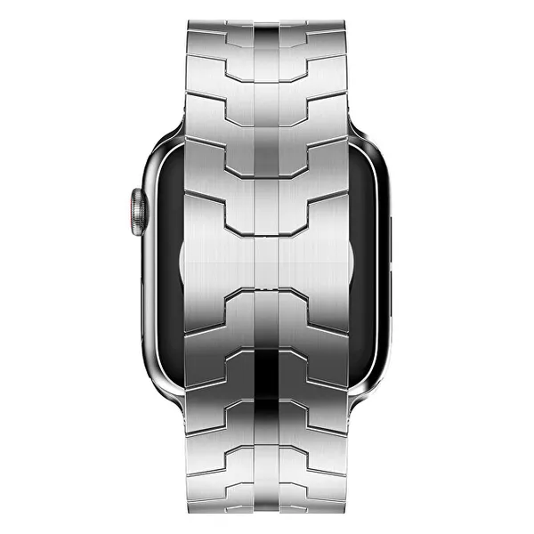 Iron Man steel pull for Apple Watch 42/44/45/49 mm - Silver