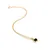 Jac Jossa Soul Delicate Onyx Diamond Necklace DP999 (Chain, Pendant)
