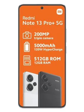 XIAOMI REDMI NOTE 13 PRO+ 5G 12/512GB SMARTPHONE WHITE