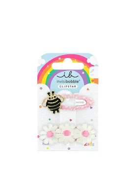 Snap Clip Kids Happy Spring Bee Hair Clip 2 PCS