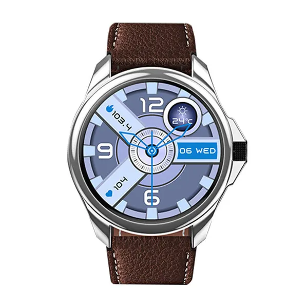 Blitzwolf BW-AT3 smartwatch (brown leather)