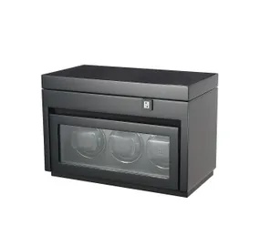 Paul Design Watch Winder Gentlemen 3+5 Black Highgloss 20098