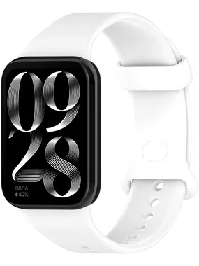 Silicone strap for Xiaomi 9 Pro and 8 Pro - White