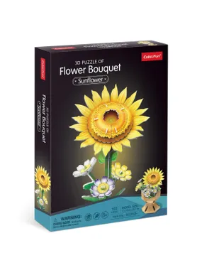 Puzzle 3D Flower bouquet - Sunflowers