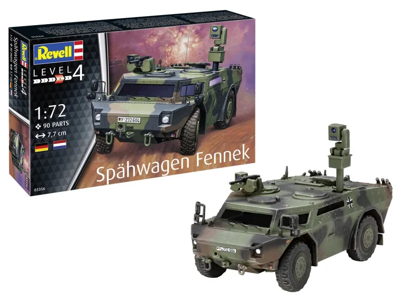 Plastic model Spahwagen Fennek 1/72