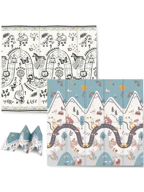 Educational foam mat assembled 200 x 180 x 1 cm NUKIDO NK-340