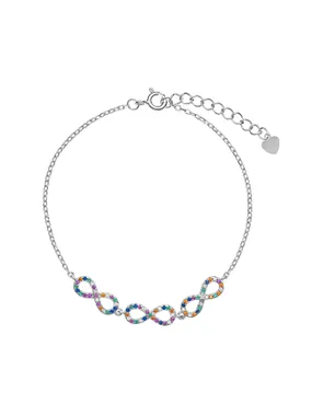 Fashion Silver Infinity Bracelet AJNR0007