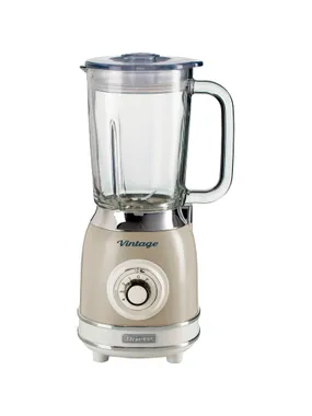 Mixer vintage cream, glass cup