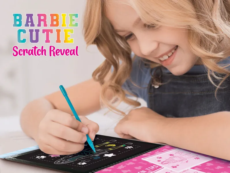 Barbie Sketch Book Cutie Scratch