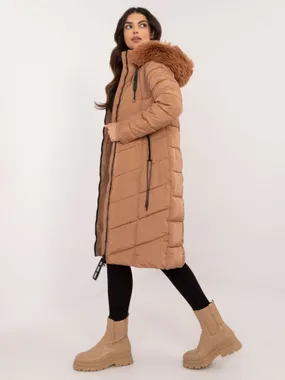 Women's camel winter jacket
