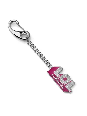 LOL Logo Crystals Steel Girls Keychain L5010STLOL