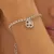 Charming steel bracelet Lucky Light Four-leaf clover SKT45