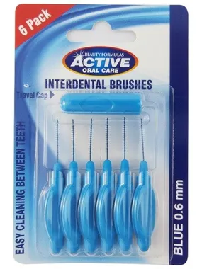 Interdental Brushes interdental cleaners 0.60mm 6 pcs.