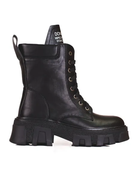 Women's lace-up worker boots with Shelovet protector