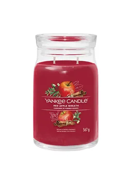 YC.Signature glass large 2 knots/Red Apple Wreath