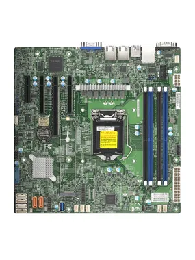 Mātesplates SUPERMICRO X12STL-F Intel Xeon E-2300 C252 LGA-1200 (Socket H5) mikro ATX (MBD-X12STL-FO) kārba