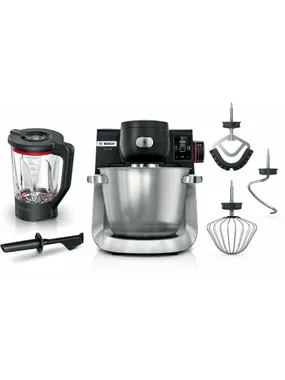 Bosch Serie 6 MUMS6ZS17 food processor 1600 W 5.5 L Black, Stainless steel
