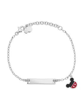 Beautiful silver Mickey Mouse bracelet BS00049SL-55.CS