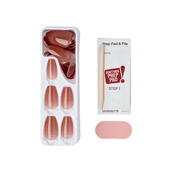 Adhesive nails ImPRESS Bare but Better MC - Flare 30 pcs