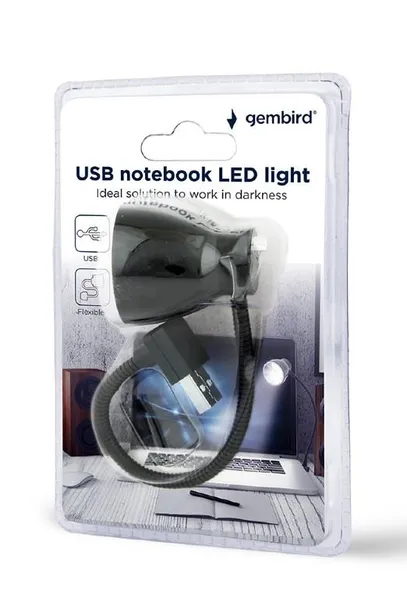 NB ACC LIGHT LED USB/BLACK NL-02 GEMBIRD