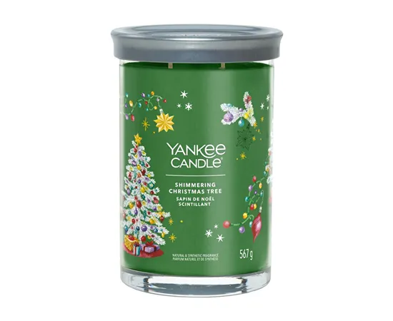 Aromatic candle Signature tumbler large Shimmering Christmas Tree 567 g