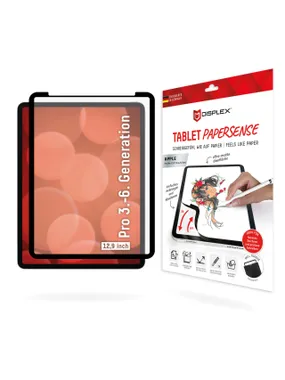 Displex TABLET PAPERSENSE iPad Pro 12,9'' (3./4./5./6. Gen.), noņemama rakstīšanas vai zīmēšanas plēve ar Paper Feeling