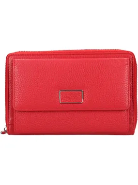 Women's leather crossbody bag BLC/5425 RED