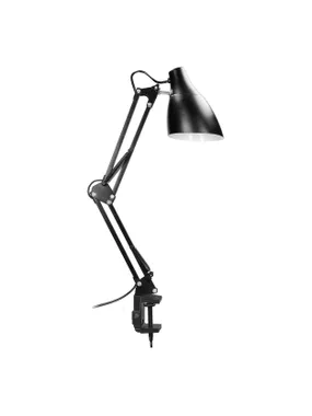 DIAN, screw-on desk lamp, 60W, E27, steel, black